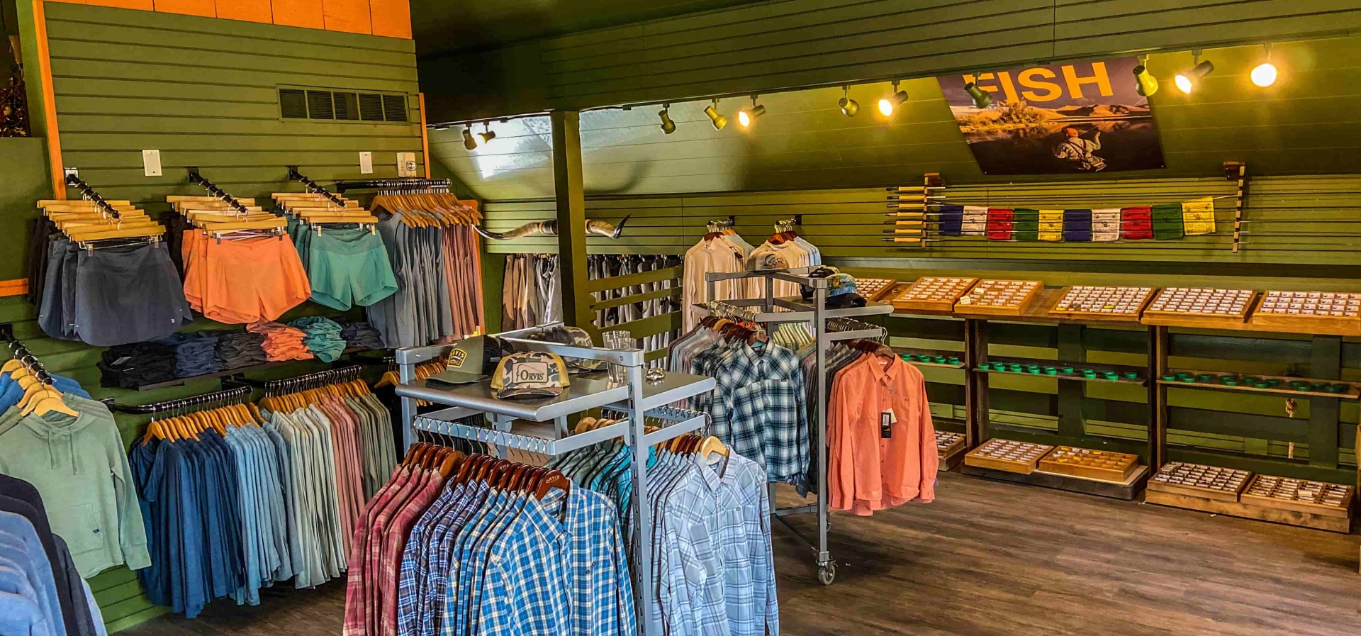 Orvis gear in Sun Valley Outfitters
